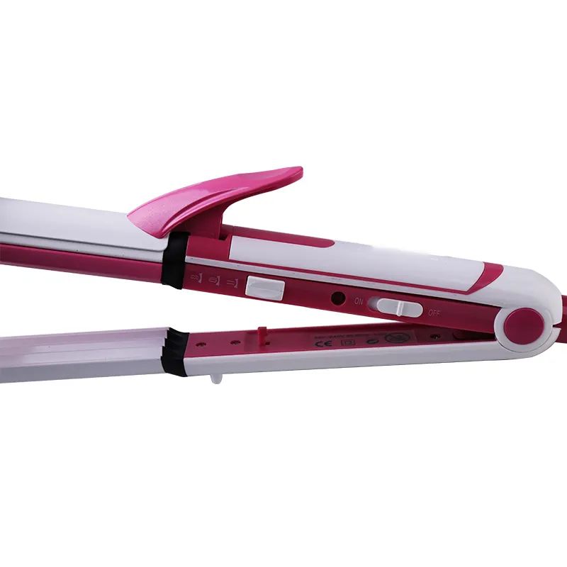 Shinon SH-8088 3 In 1 Professional Electric Hair Straightener - Best Quality Series With 360 Rotation Swivel Cord - All In 1 Curling Rolling Crimping - Curler - Hair Roller