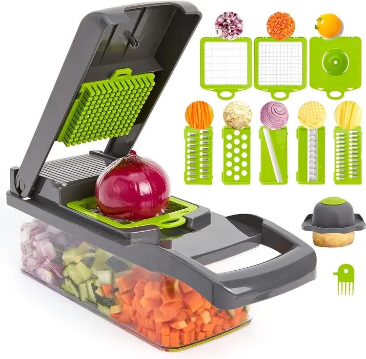 Multifunctional Vegetable Cutter Nicer Dicer Plus Salad Vegetable Fruit Cutter 12in1 Nicer Dicer Chooper Vegetable Cutter