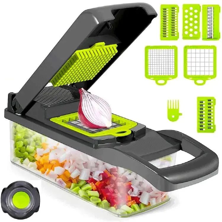 Multifunctional Vegetable Cutter Nicer Dicer Plus Salad Vegetable Fruit Cutter 12in1 Nicer Dicer Chooper Vegetable Cutter