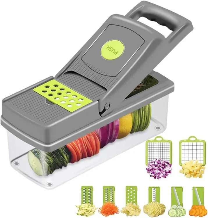 Multifunctional Vegetable Cutter Nicer Dicer Plus Salad Vegetable Fruit Cutter 12in1 Nicer Dicer Chooper Vegetable Cutter