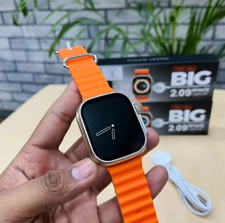 T900 Ultra Smart Watch Infinite Display 49MM Dial Size Built In Games Bluetooth Calling Crown Working