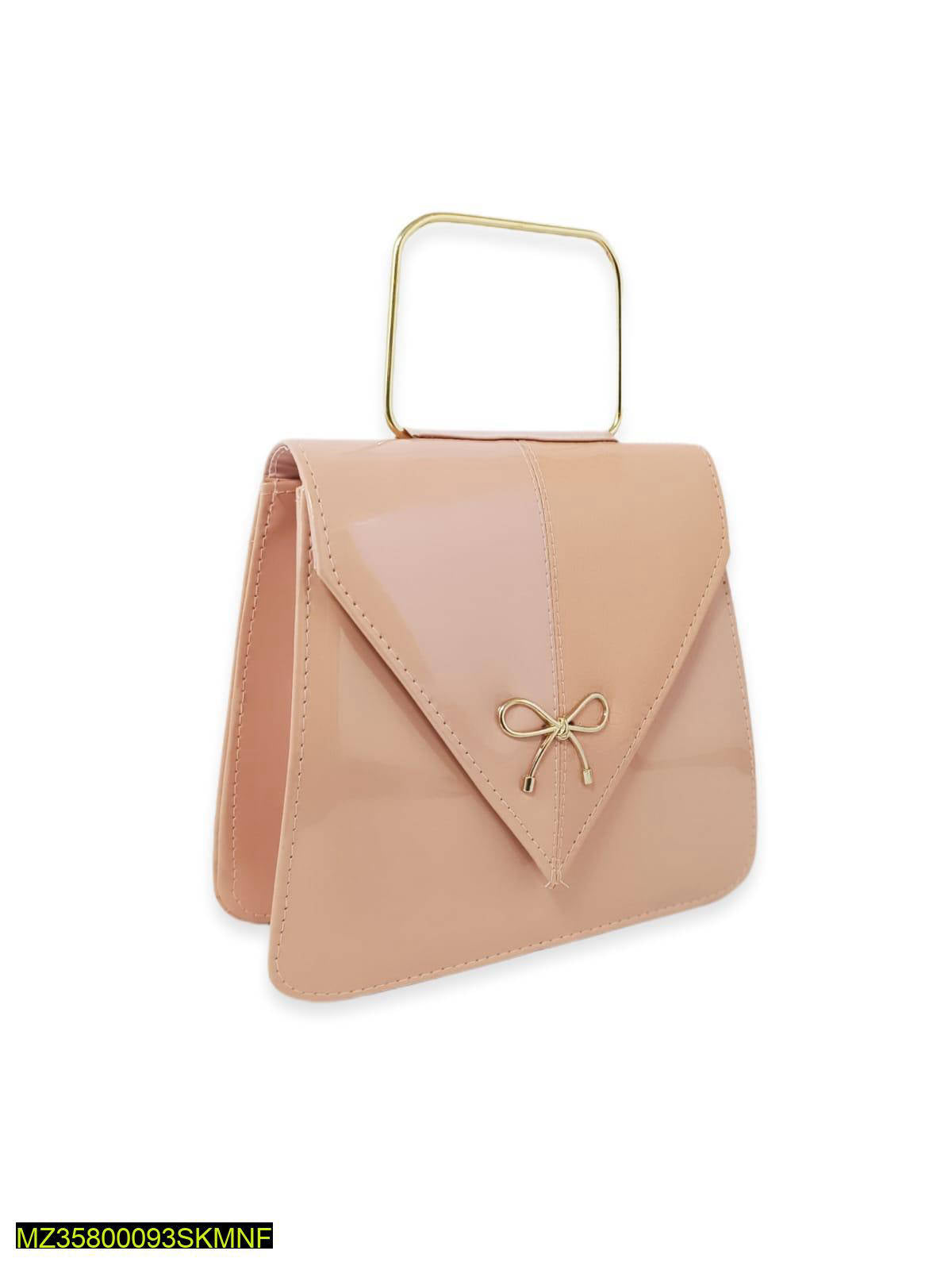 Women Pink PU Leather Handbag