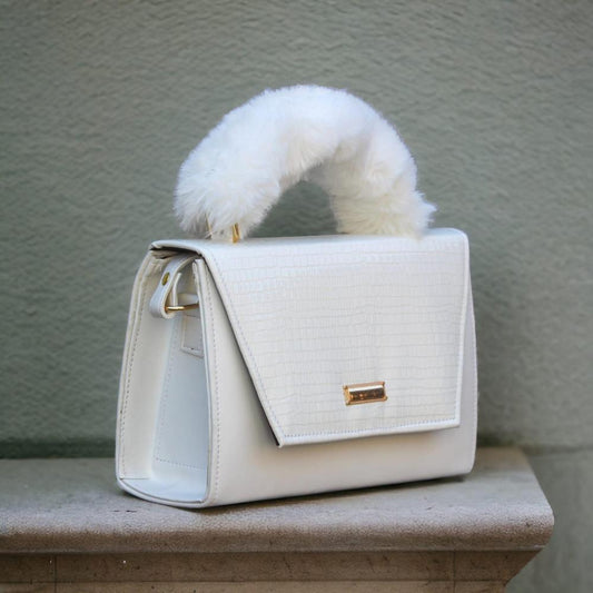 White PU Leather for Women