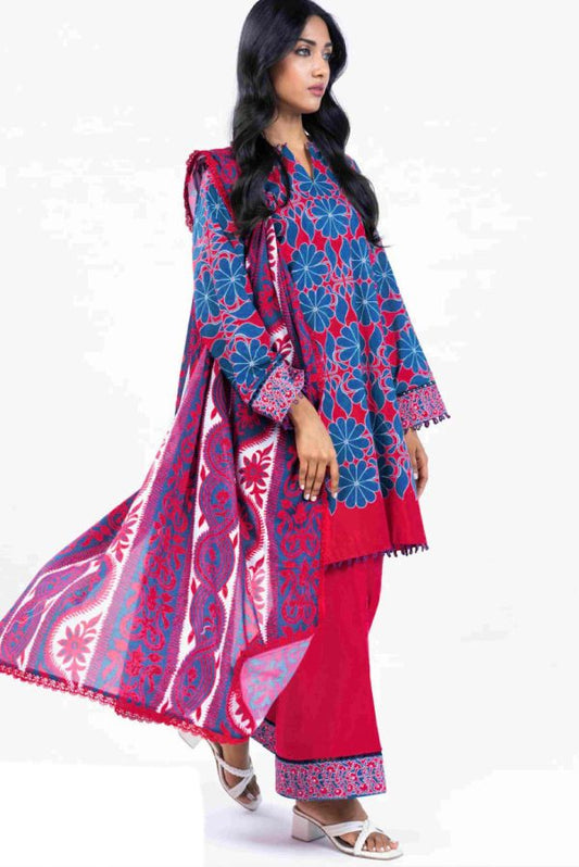 Alkaram Lawn Lawn | Unstitched Collection 3 Pieces Casual Wear| Summer