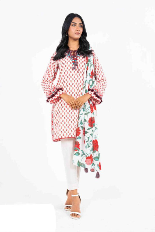 Alkaram Lawn Lawn | Unstitched Collection 3 Pieces Casual Wear| Summer