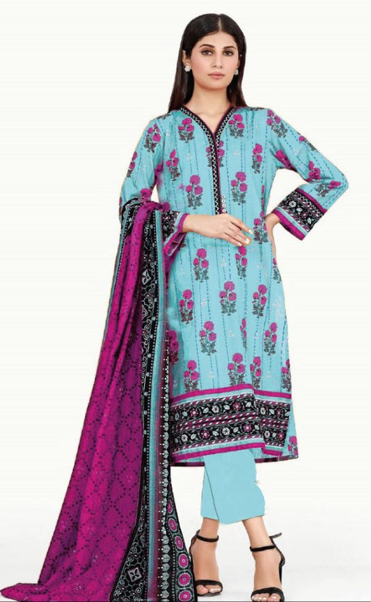 Edenrobe Lawn Lawn | Unstitched Collection 3 Pieces Casual Wear| Summer 24