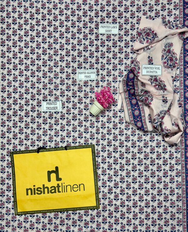 Nishat Lawn Lawn | Unstitched Collection 3 Pieces Casual Wear| Summer 24