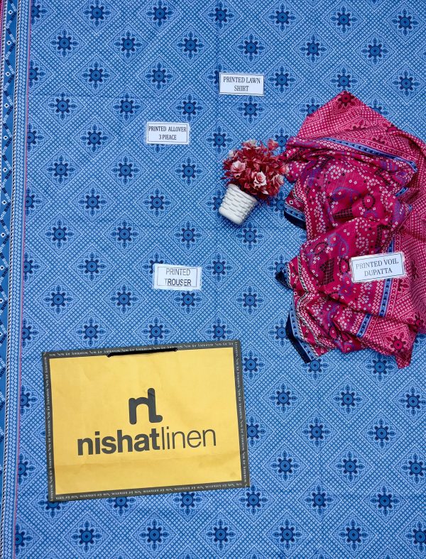 Nishat Lawn Lawn | Unstitched Collection 3 Pieces Casual Wear| Summer 24